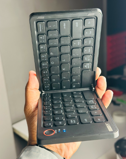 GearUP B023 Rechargeable Ultra Slim Folding Pocket Bluetooth Keyboard